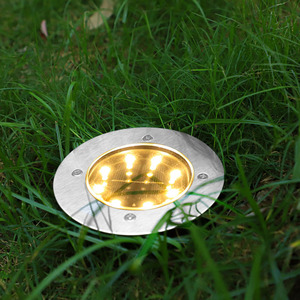 Lampes solaires encastrées au sol, étanches, pour extérieur, jardin, cour, escalier, villa - Product Image 3