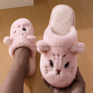 Wholesale High Quality EVA Sole Slippers Plush Upper Material Winter Slippers With Wholesale Hot Sale - Product Image 4