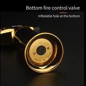 Encendedor de antorcha de alta calidad para cigarros Barbacoa Antorcha Encendedor Cocina Gas culinario Recargable Elegante y a prueba de viento Jet Flame - Product Image 3