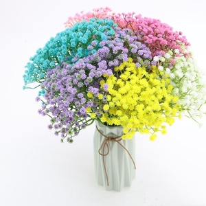 Wholesale Gypsophila <b>Flower</b> <b>Artificial</b> Home Party Wedding Decor Cheap Purple/Blue/White/Pink/Red <b>Artificial</b> <b>Flower</b> Bouquet - Product Image 5