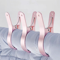 Pince à linge en alliage d'aluminium spéciale, grande, coupe-vent, fixe, pour le séchage des vêtements et des couettes à domicile (vente en gros)