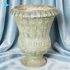 مزهرية تمثال برونزي عتيق مصبوب حسب الطلب، تمثال ملاك فاخر وشخصية كلاسيكية، هدية لديكور الممتلكات الخارجية - Product Image 6