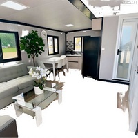 Maison conteneur modulaire détachable personnalisable avec conception de ventilation moderne pour bureaux commerciaux et résidentiels, bars et gîtes