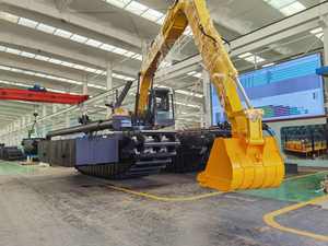 Escavadora Flutuante XE75SL <span class=keywords><strong>Mini</strong></span> Escavadora Anfíbia de 10 Toneladas para Projetos de Construção em Rios - Product Image 3