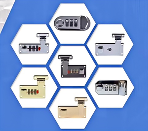 מנעול שילוב תלת ספרתי מסגסוגת אבץ למזוודות תיקי נסיעות מזוודות ואביזרים-מנעול קוד עמיד באיכות גבוהה - Product Image 5