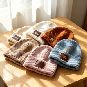 Gorros de Punto con Logotipo Personalizado de Alta Calidad, Unisex, para Adultos, para Clima Frío, Elásticos, Cómodos, Gorros de <span class=keywords><strong>Invierno</strong></span> - Product Image 6