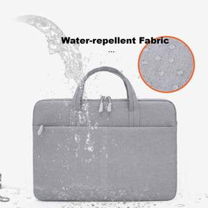 Sacs promotionnels personnalisés avec logo imprimé, imperméables, pour ordinateur portable 14 pouces, avec sangle pour chariot, pour les bureaux et les cadeaux d'entreprise - Product Image 4