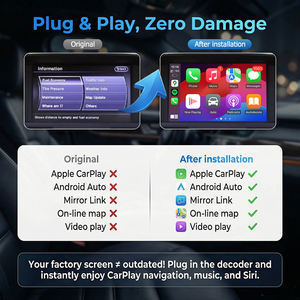 CarPlay y Android Auto para Infiniti M25 M37 M35h M56 Serie 2011-2013, Compatible con GPS, Música en Línea, Airplay, Mirror Link, Cámara, DSP - Product Image 3