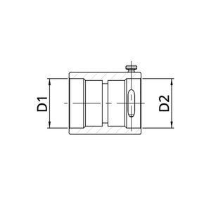 RACCORDO NIPLES F/F Categoría de producto de accesorios de tubería de - Product Image 3