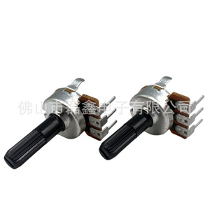 Potentiomètre simple Foshan Lixin Electronics 1615, 3 broches verticales, 16 mm x 15 mm, contrôle de tonalité B1M - Product Image 4