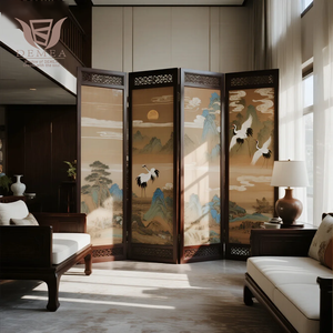 Demea Nhà Máy Tùy Chỉnh Đơn Giản Phòng Khách Phân Vùng Màn Hình Cửa Cửa Sổ Lưới Tản Nhiệt Ánh Sáng Sang Trọng Bằng Gỗ Màn Hình Cửa Cửa Sổ - Product Image 5