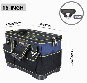 Tùy Chỉnh Nhiệm Vụ Nặng Nề Không Thấm Nước PVC Tradies Công Cụ Chuyên Nghiệp Túi Cứng Đúc Cao Su Cơ Sở Thợ Điện Vành Đai Công Cụ Bộ Túi Bộ Dụng Cụ - Product Image 3