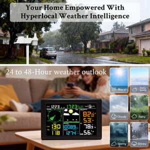 Nouveau produit 2025 Station météo Wifi 8 en 1 Surveillance à distance solaire Température Humidité Vitesse du vent Pluie UV 8 Anémomètre - Product Image 6