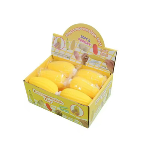 Cute Soft Simulation Corn Anti Stress <b>Squishy</b> Fidget Toys Venting Balls Slow Rebound Decompression Squeeze Toy - Product Image 4