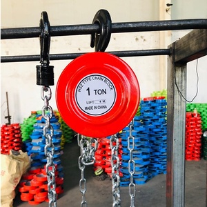บล็อกลูกรอกโซ่ขนาด10ตันพร้อมห่วงโซ่โหลด G80และตะขอเหล็ก MN 20วัสดุโรงงาน - Product Image 5