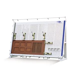helpful brand HMH1224 Frame assembler Hydraulic Door Window Composer door lock Weihai helpful woodworking