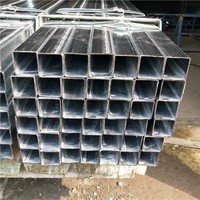 Pipa Baja Bulat ASTM A106 ERW Galvanis Celup Panas, Pipa Galvanis untuk Rangka, Pipa Baja Kotak Galvanis
