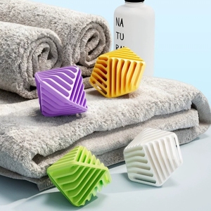 <span class=keywords><strong>Bolas</strong></span> Agitadoras Reutilizables para <span class=keywords><strong>Lavadora</strong></span> y Secadora, Texturizadas para Evitar Enredos y Mejorar la Limpieza - Product Image 2