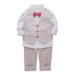 Nuevo Estilo, Traje Formal en Oferta, Compra al por Mayor Productos para Bebés, Ropa para Niños Pequeños, Trajes de Boda para Bebés, Conjuntos de 3 Piezas - Product Image 1