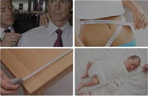 도매 150cm 미터법 신체 측정 자 60 인치 인조 가죽 테이프 측정 플라스틱 재봉 재단사 천 통치자 - Product Image 4