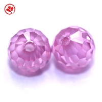 Perles de zircone cubique multicolores de forme ronde facettée en gros de Redleaf Jewelry