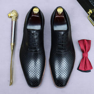 Calzado de Verano 2025 para Hombre, Zapatos Oxford de Cuero Genuino, Estilo Casual de Negocios, Punta Puntiaguda, Antideslizantes, Transpirables (Cuero Suave) - Product Image 4