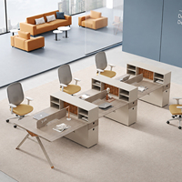 Ensemble de bureau de direction extensible de luxe moderne, table en bois noyer gris, chaise de bureau, montage facile, design écologique, nouveau design