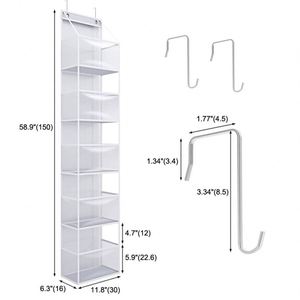 Organizador Colgante para Adornos Navideños, Bolsas de Almacenamiento para Colgar en la Puerta, para Guardar Ropa - Product Image 2