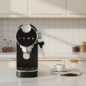 Máquina de Café Espresso Semiautomática de 1350W con Pantalla Táctil a Color y Calentamiento por Termobloque para el Hogar, Suministro de <span class=keywords><strong>Empresa</strong></span> Comercializadora - Product Image 2