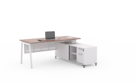 2025 Meilleur bureau de direction autoportant moderne pour les gestionnaires de bureau Mobilier en acier durable pour les professionnels