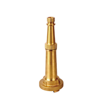 Guangmin 25mm Type Britannique Lance d'incendie à jet direct pour eau de mer, Accessoire de tuyau de raccordement pour système de lance d'incendie