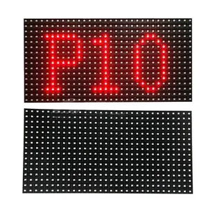 P10 LED Moving Scrolling LED Sign Red White Outdoor Running Message LED Digital Billboard Display Screen