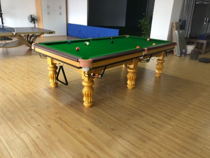 Table de billard classique de 9 pieds avec plateau en marbre volcanique et cadre en bois de haute qualité, accessoires de billard complets inclus - Product Image 5