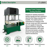 Testeur de compression de mousse Lituo ISO 7214 JIS-K6767, machine d'essai de fatigue pour éponge en polyuréthane, ultra haute précision
