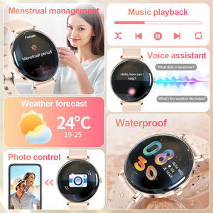 V85 akıllı saat kadınlar 1.43 ''AMOLED ekran BT çağrı kalp hızı kadın sağlık müzik spor erkekler için Smartwatch Android IOS - Product Image 6