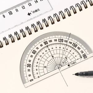 Juego de Reglas Little Fish de 15 cm, Herramientas Matemáticas de Plástico, Kit de Geometría para Dibujo Estudiantil - Product Image 2