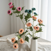 Bouquet de fleurs artificielles en soie, réaliste et fait main, pour la décoration de la maison, des mariages et des fêtes