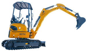 Miniexcavadora XE17U de Primera Marca, 1.7t, con Cucharón de 0.04m, Motor de 11.8KW, Alta Eficiencia para Jardinería - Product Image 4