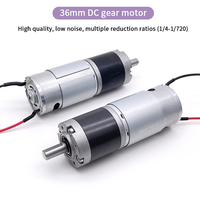 Moteur électrique à engrenages CC 12 volts 24 volts GMP36-555PM-EN avec encodeur