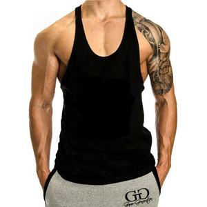 Ropa Deportiva para Gimnasio para <span class=keywords><strong>Hombre</strong></span>, Camisetas Musculosas de Color Sólido, Chaleco Deportivo con <span class=keywords><strong>Tirantes</strong></span>, Personalizable - Product Image 5