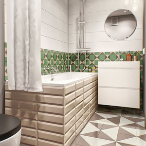 <strong>White</strong> Pvc 3 Doors Bathroom Vanity Set with Mirror and <strong>Wall</strong> Hanging <strong>Cabinet</strong> - Product Image 4
