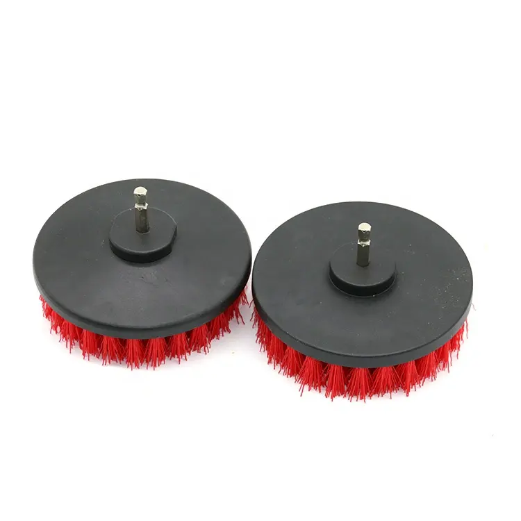 Power nylon drill clean brushes for cleaning floor/sofa dusting carpet tyre rim drill clean brush set/kit