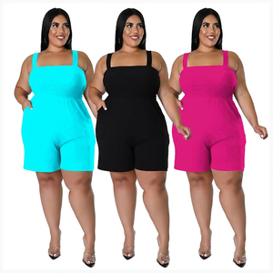 Women's Plus Size Knitted Jumpsuit Spaghetti Strap <b>Square</b> Neck High Waist Regular Fit Leopard Print Spandex/Polyester High - Product Image 5
