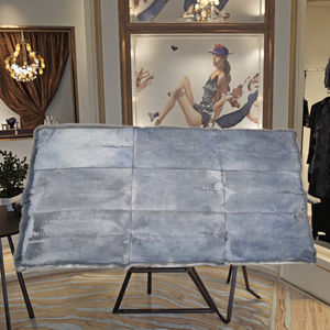 Okayda Hebei Rex Tavşan Derileri Ham Kürk Plaka Yumuşak Hayvan Kürkü Giysi Süslemeleri için 100*50cm - Product Image 6