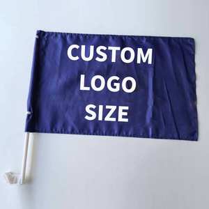 ธงพร้อมโลโก้ ขนาดใดก็ได้ ป้ายโฆษณาภายนอก 30*45 ซม. ธงติดรถยนต์ พร้อมส่ง ธงรถยนต์แบบกำหนดเอง - Product Image 2