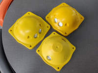 Marqueur de route en plastique Stud réfléchissant ABS surélevé marqueur de chaussée rond yeux de chat réflecteurs routiers éclairage de la circulation