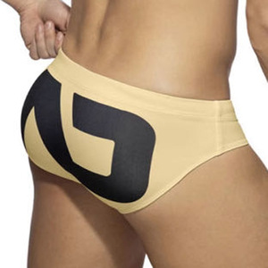 Banana Guba Maillot de bain <span class=keywords><strong>homme</strong></span> XL taille basse en nylon fin tricoté, séchage rapide, coupe triangle sexy, imprimé, personnalisable, vente en gros pour adultes - Product Image 3