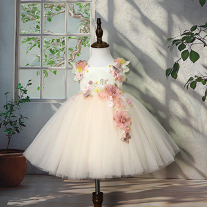 <span class=keywords><strong>Bambina</strong></span> di 1-6 anni su misura <span class=keywords><strong>principessa</strong></span> Appliques grande arco abito squisito per bambini festa abito <span class=keywords><strong>da</strong></span> sera - Product Image 2