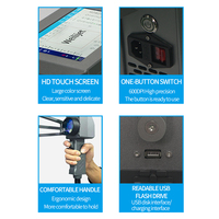 Machine de codage de date d'expiration portable 20W Marqueur laser Machine de marquage laser à fibre Source laser cohérente pulsée
