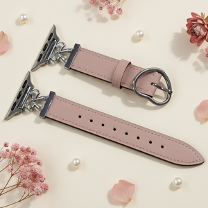 Nouvelle conception de <span class=keywords><strong>bracelet</strong></span> de montre en cuir fin et luxueux pour Iwatch S11 10 9 8, <span class=keywords><strong>bracelet</strong></span> pour <span class=keywords><strong>Apple</strong></span> <span class=keywords><strong>Watch</strong></span> avec <span class=keywords><strong>boucle</strong></span> en forme de cœur - Product Image 5
